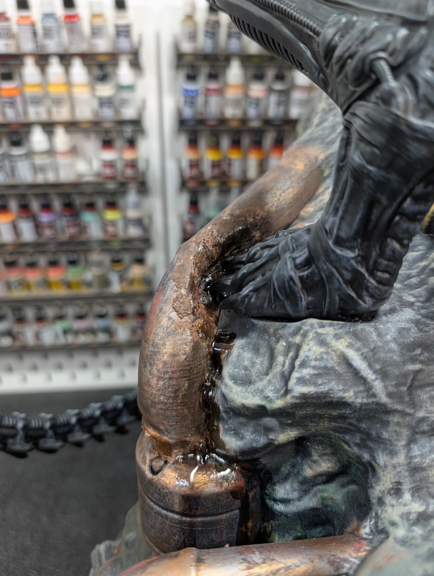 Figura del xenomorfo de la pelicula Alien