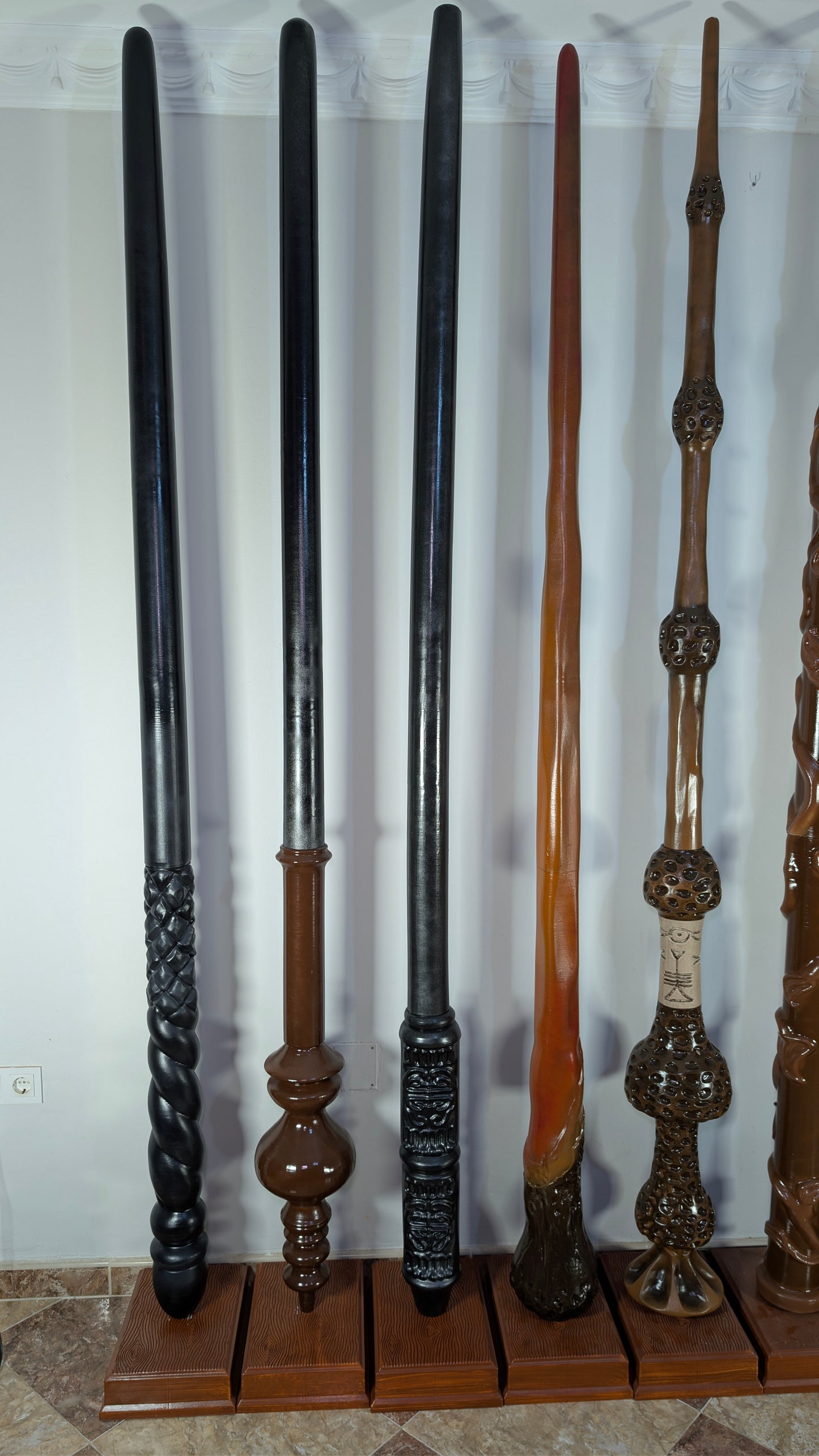 Varitas gigantes inspiradas en el mundo de Harry Potter