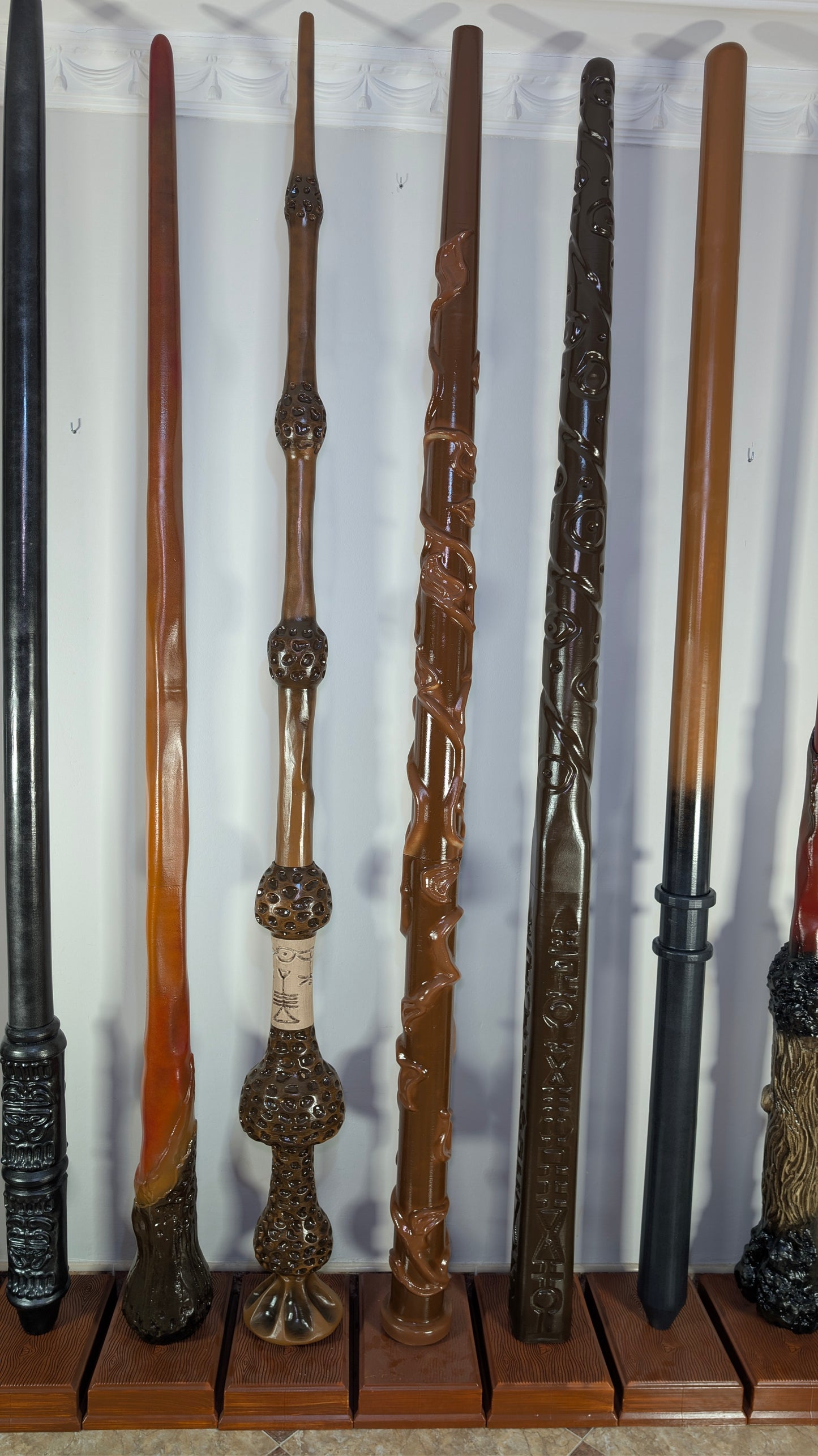 Varitas gigantes inspiradas en el mundo de Harry Potter