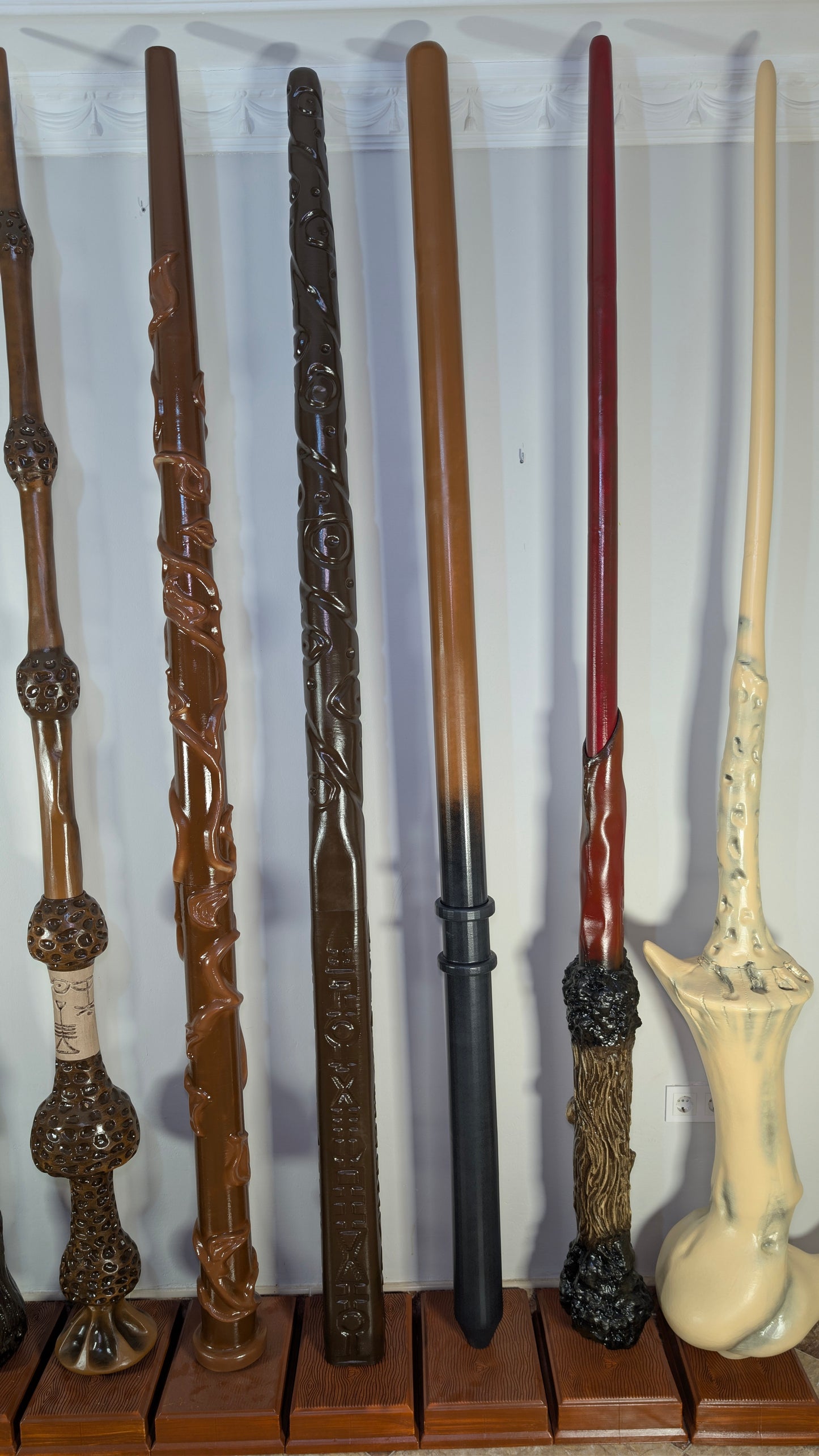 Varitas gigantes inspiradas en el mundo de Harry Potter