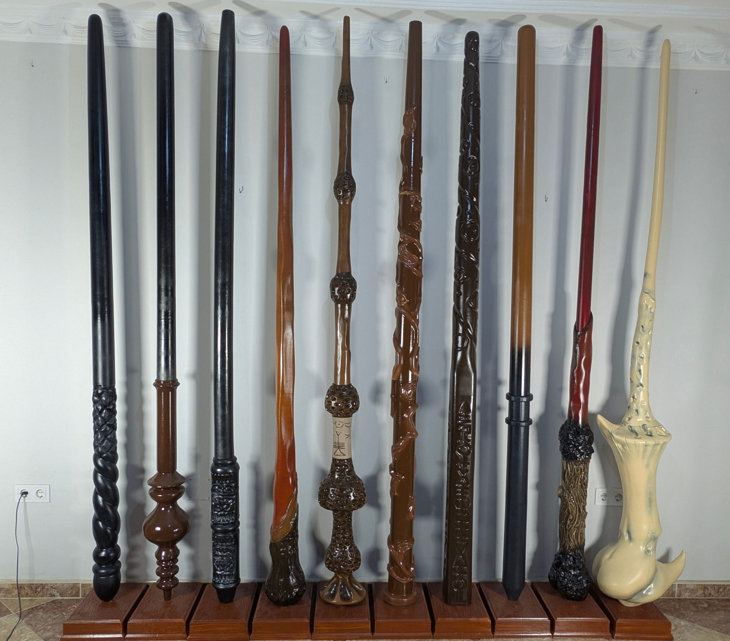 Varitas gigantes inspiradas en el mundo de Harry Potter