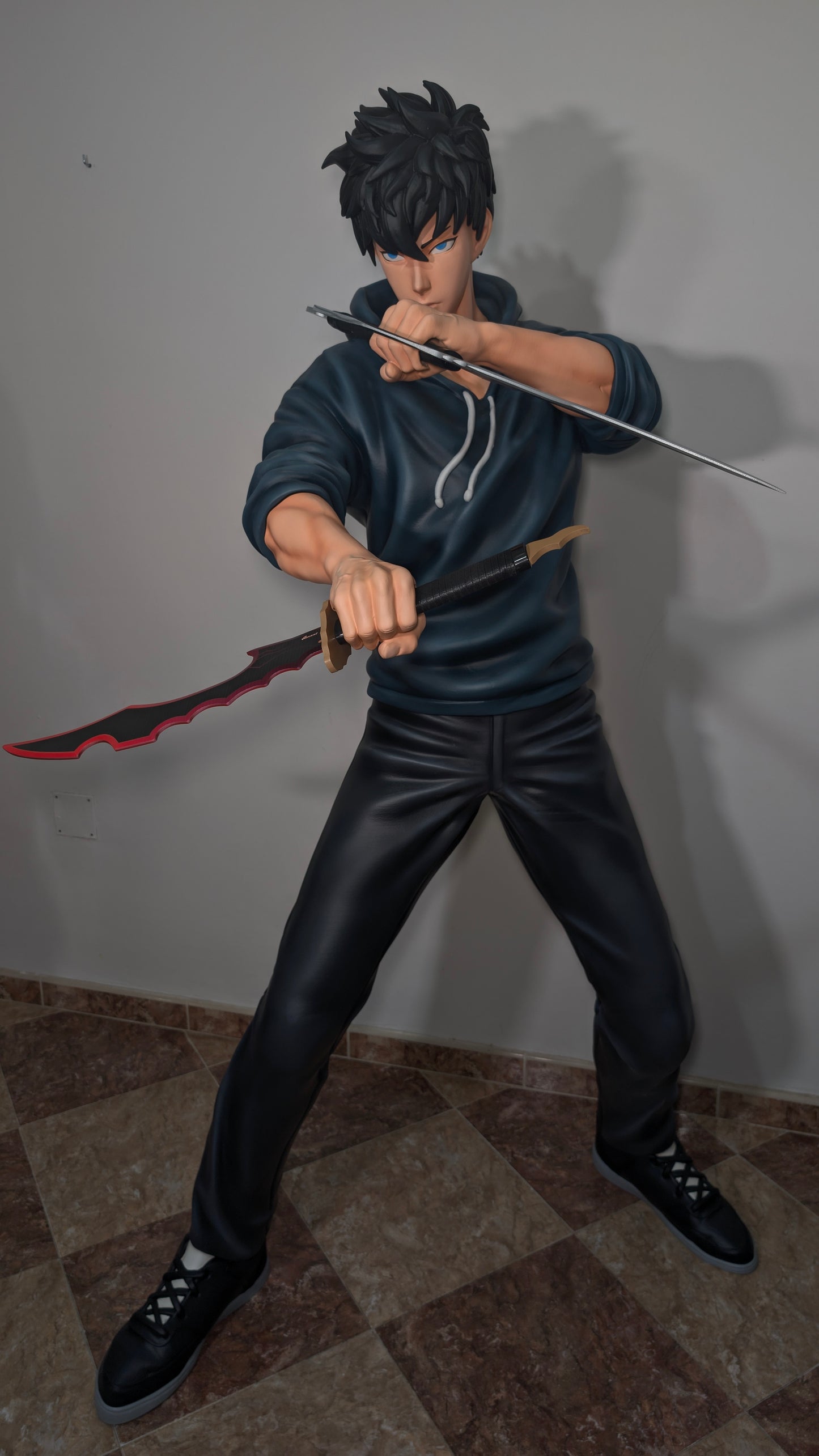 Figura Song Jii-Woo a tamaño real de Solo Leveling