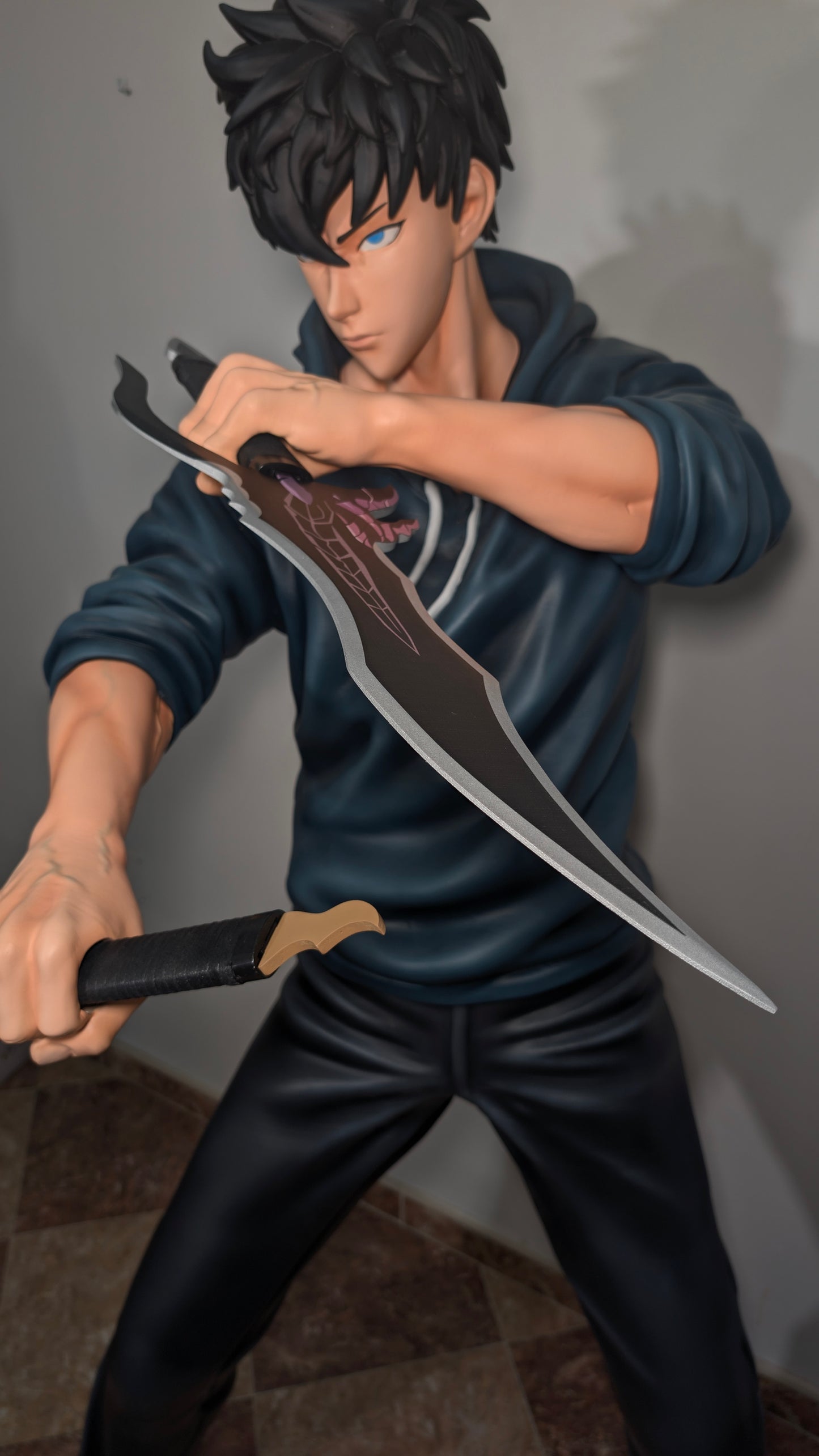 Figura Song Jii-Woo a tamaño real de Solo Leveling