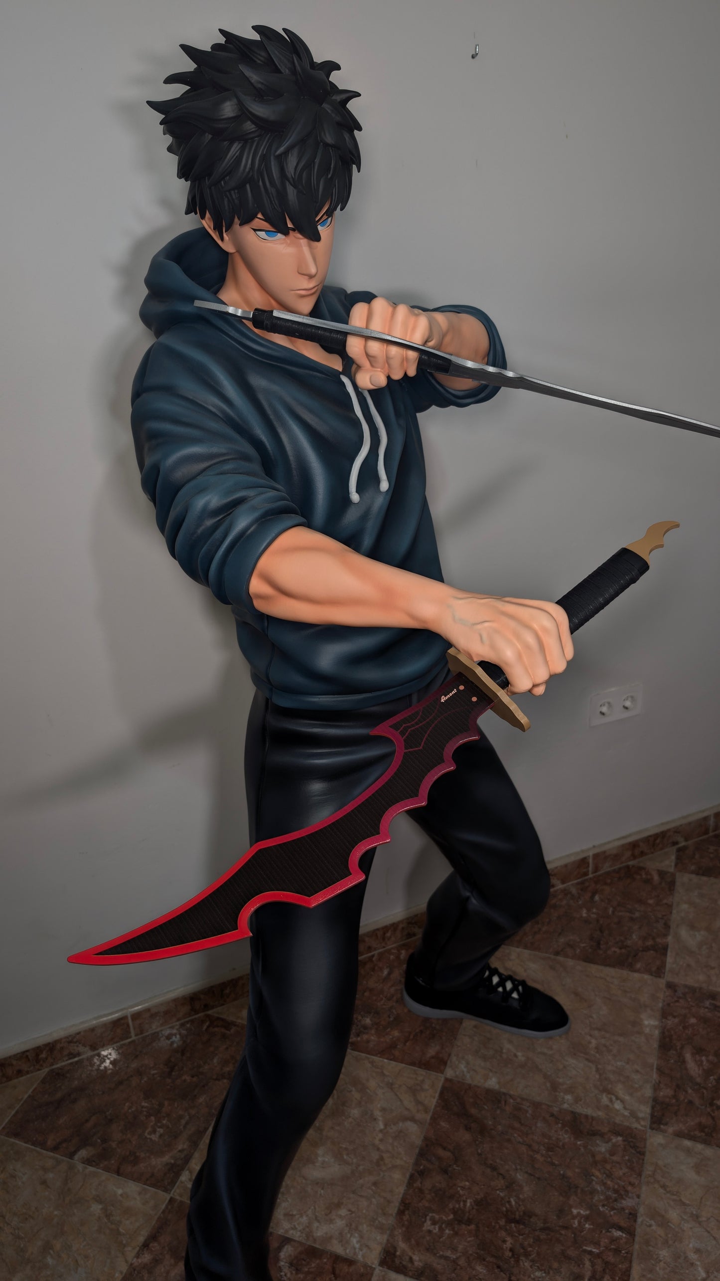 Figura Song Jii-Woo a tamaño real de Solo Leveling