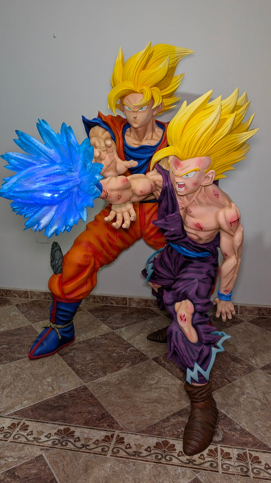 Dragon Ball -  Goku y Gohan a tamaño real
